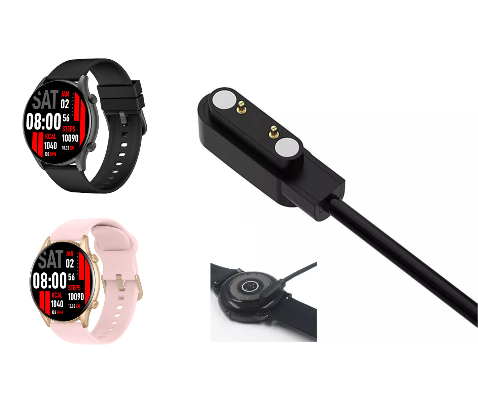 Cable Cargador Smartwatch Kieslect Kr2